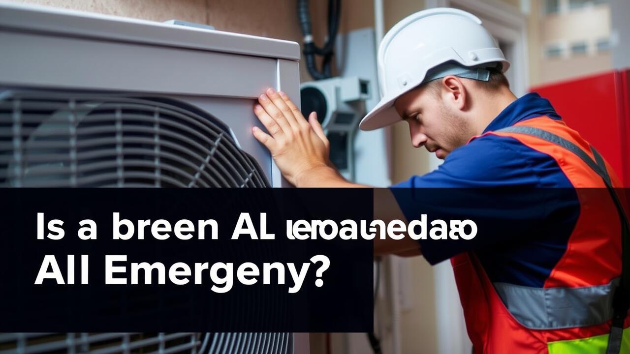 Is a broken AC considered an emergency?